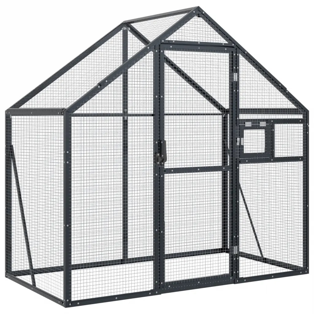 Voliera Antracite 179x100x185 cm in Alluminio CFW4605726