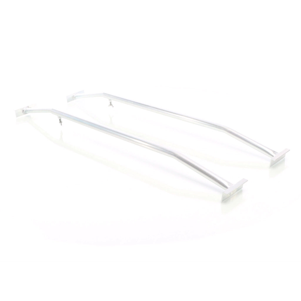 Staffe telo per rimorchi leggeri e carrelli appendice, 2 barre allungabili 100-145cm, in alluminio