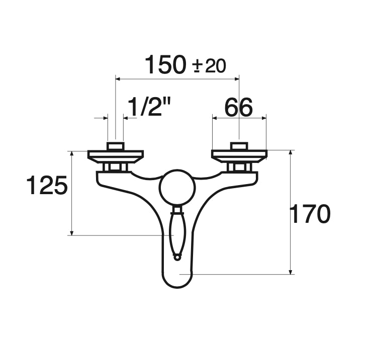 Miscelatore per vasca vintage