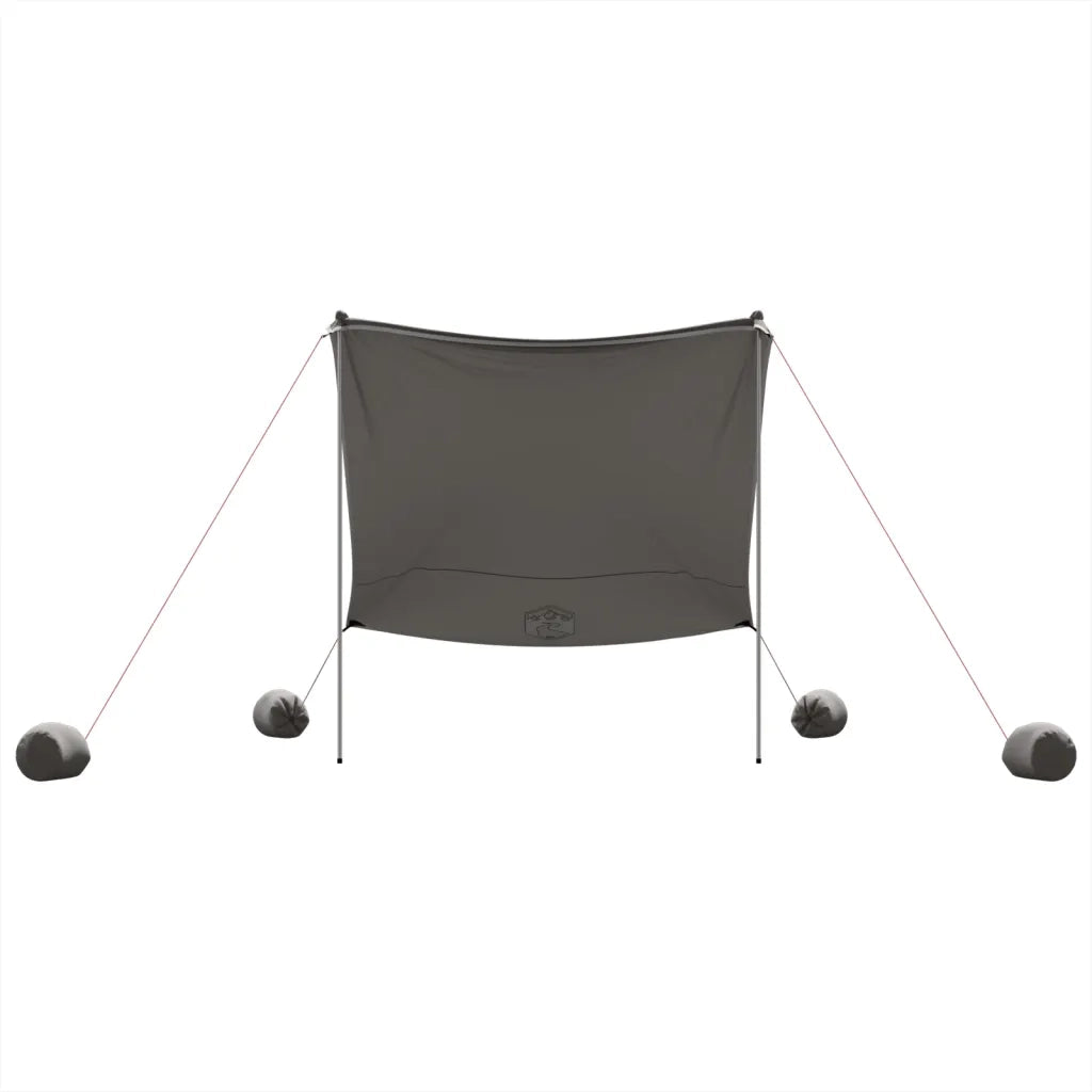 Baldacchino da Spiaggia con Ancore per la Sabbia 214x236 cm 4008643