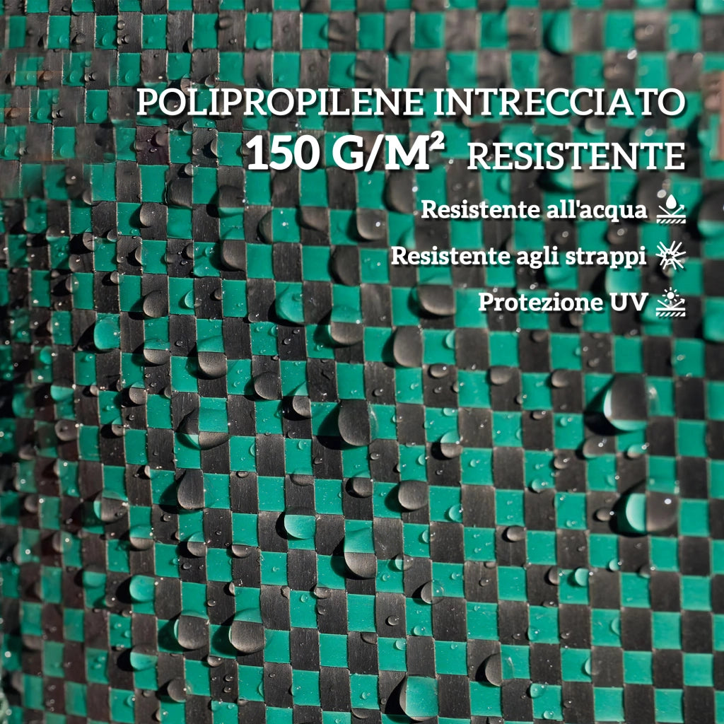 Sacchi Rifiuti Giardino 3 Pezzi ¨C zephmum ¨C Verde 300L ?67x84cm