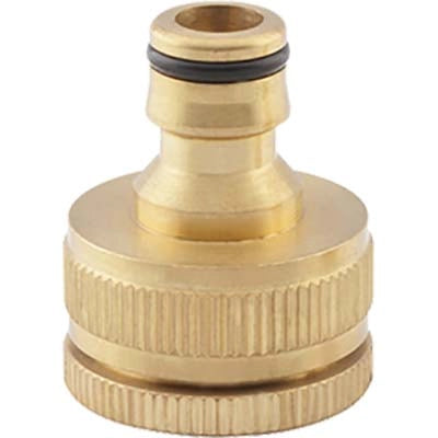 PRESA A RUBINETTO OTTONE + INNESTO RAPIDO STARS - 1/2-3/4F- 10 pezzi