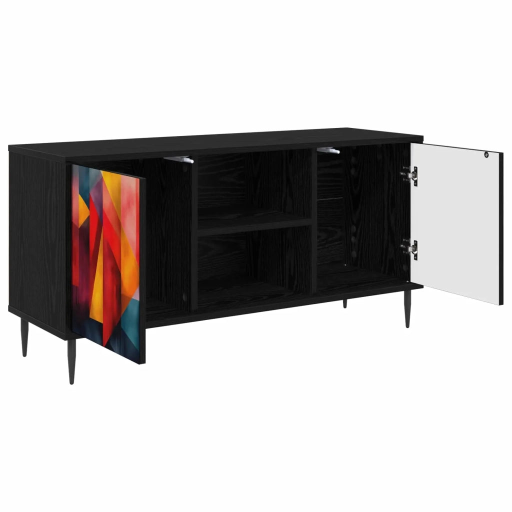 Mobile TV HEESCH 102 x 33 x 51 cm Rovere Nero 8007058