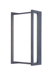 Applique esterno LED Lutec QUBO grigio 17,3W 4000K IP54