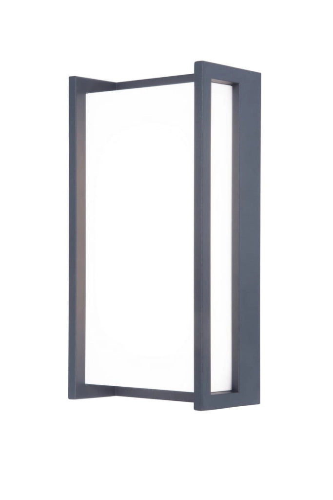 Applique esterno LED Lutec QUBO grigio 17,3W 4000K IP54