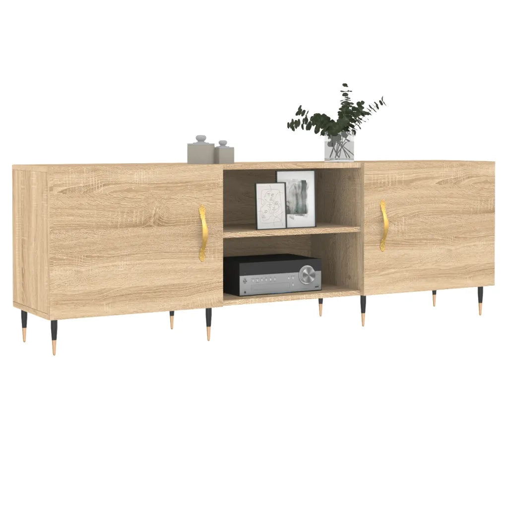Mobile Porta TV-Mobile per TV-Credenza TV Rovere Sonoma 150x30x50 cm in Legno Multistrato 831507