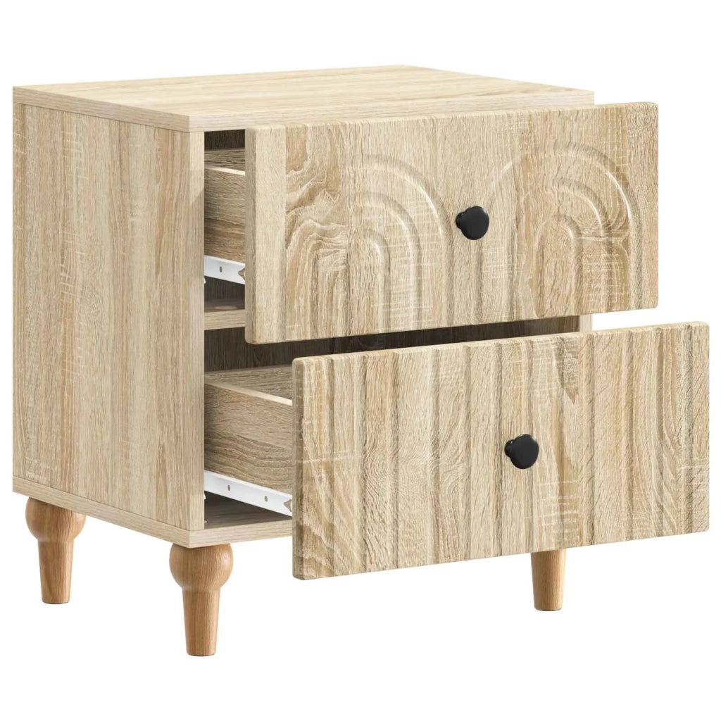 Armadio da Notte 2 pcs Rovere Sonoma 43 x 34,5 x 48 cm 894070