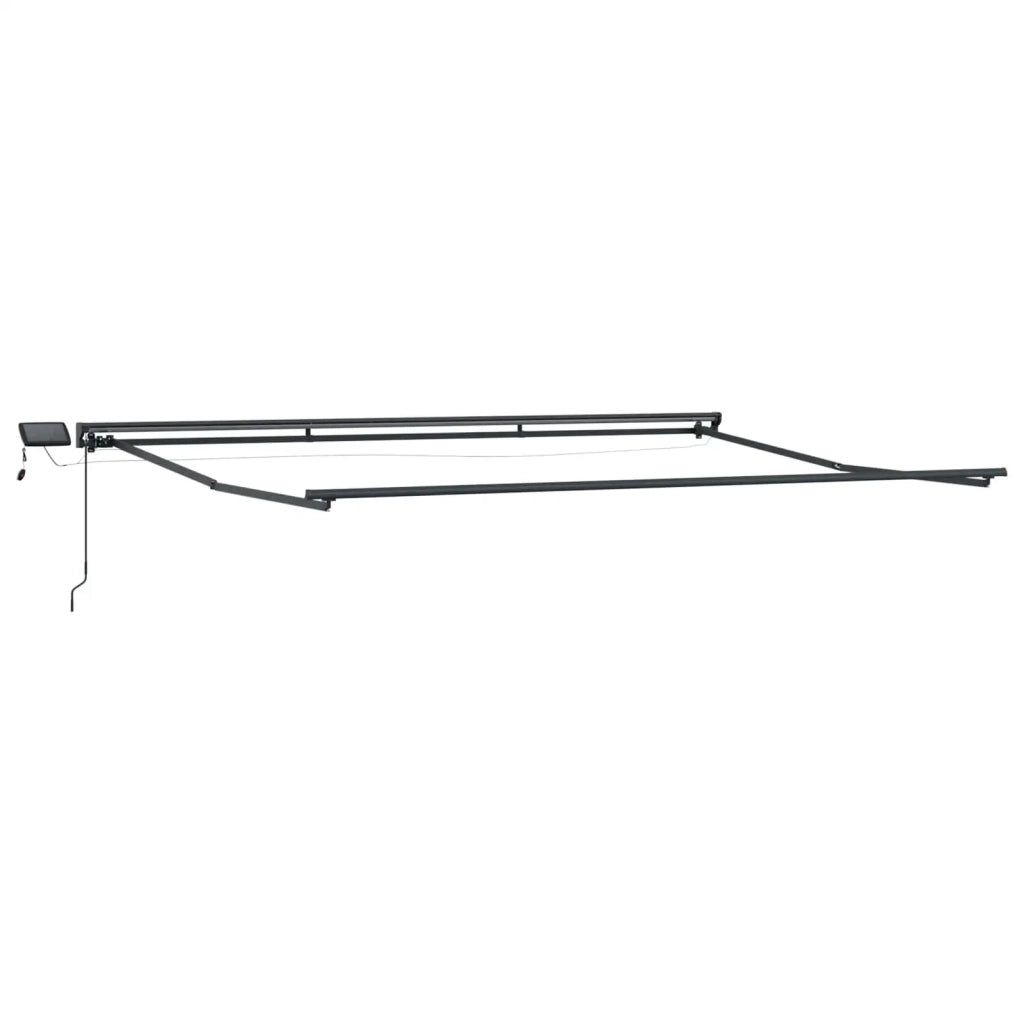 Cornice per Tenda Manuale con LED Tortora 4,5 × 3,5 m 3426302