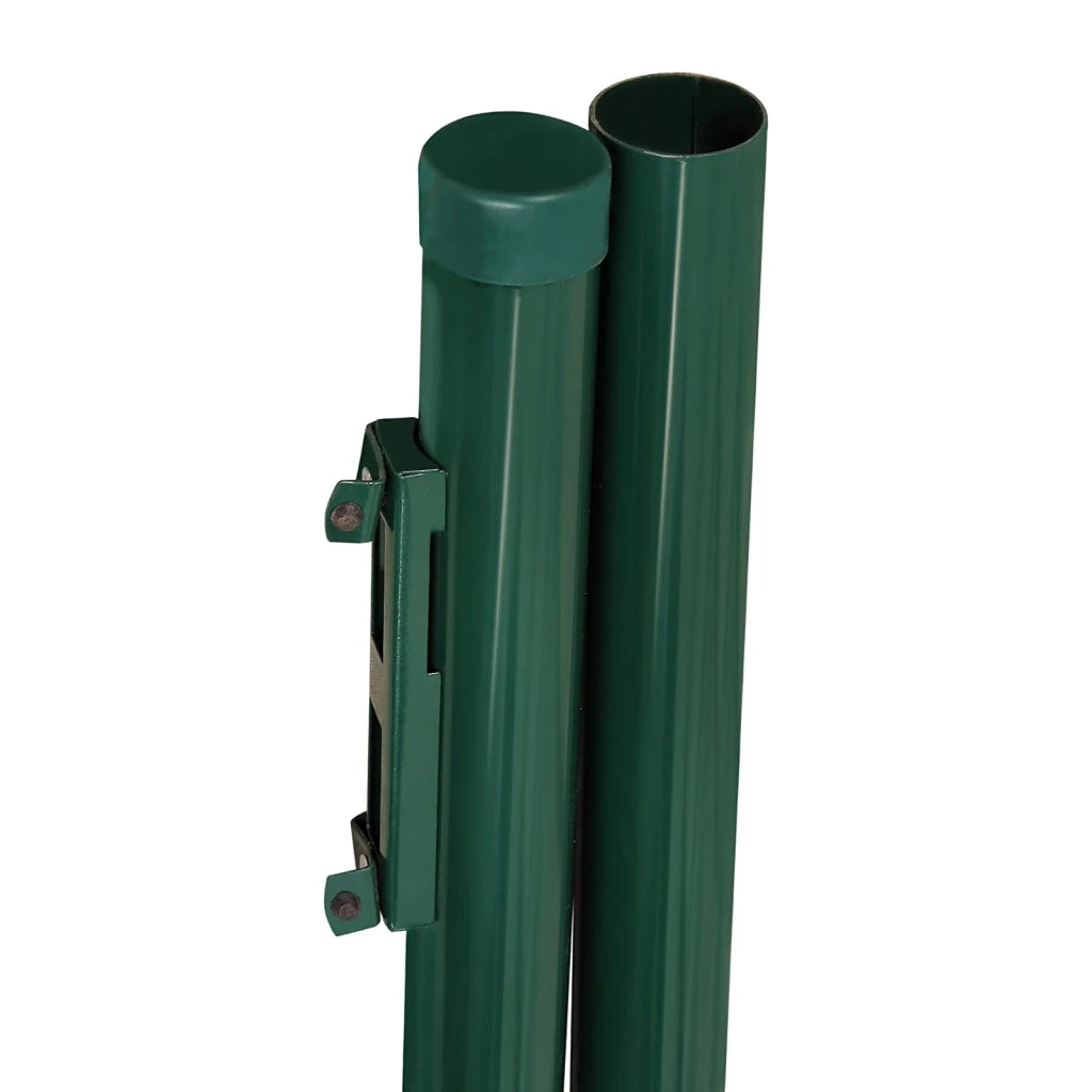 Cancello in ferro zincato recinzione cancello cancello da giardino robusto e durevole con serratura maniglia e chiave qualità 106 x 150 cm grigio 12_0001522