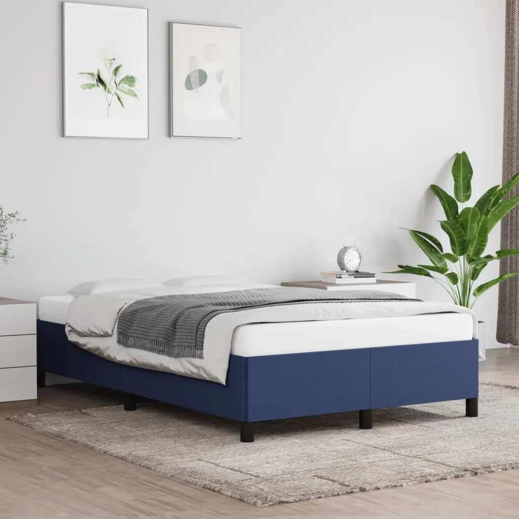 Giroletto senza Materasso Blu 120x190 cm in Tessuto 379514