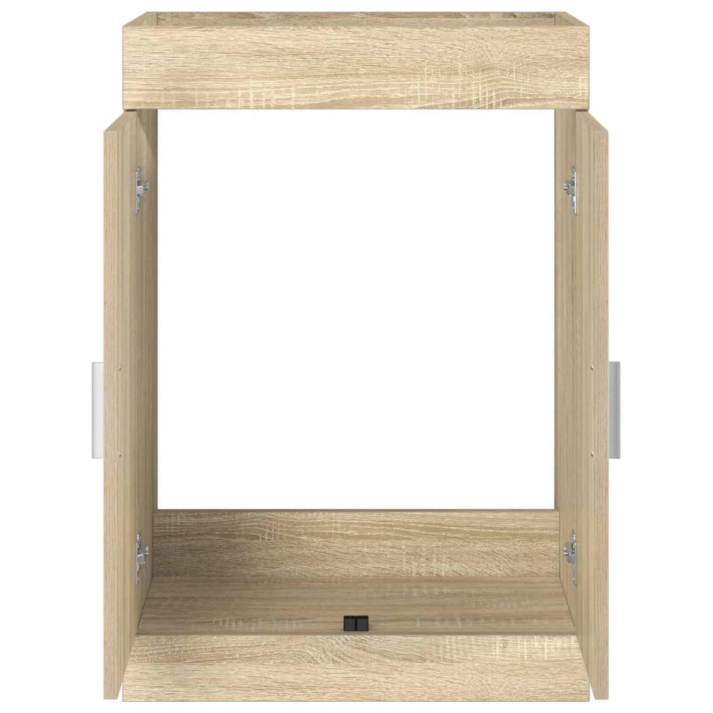 Mobiletto da Bagno Sotto Lavabo Rovere Sonoma 890690