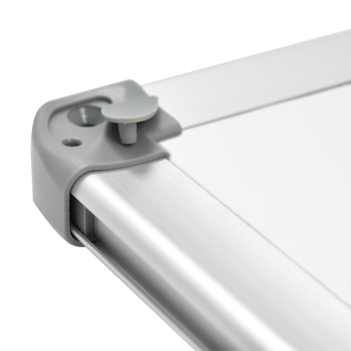 Lavagna per Ufficio Magnetica 120x90 cm in Alluminio Silver