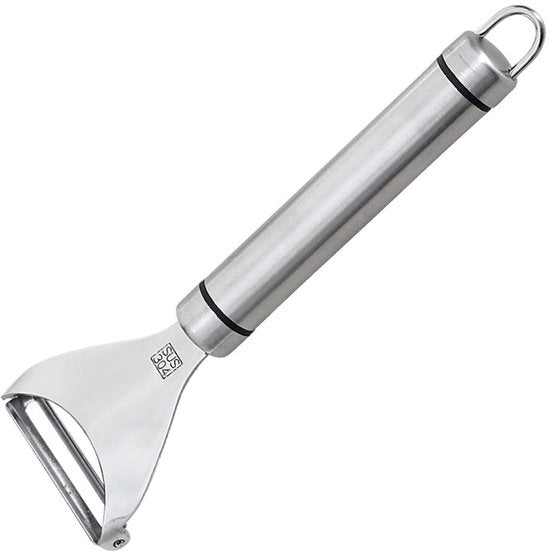 Schiacciatore a forma di Y in acciaio inossidabile - multifunzionale per cucina - schiacciatore per patate - resistente alla lavastoviglie - con apripomodoro integrato