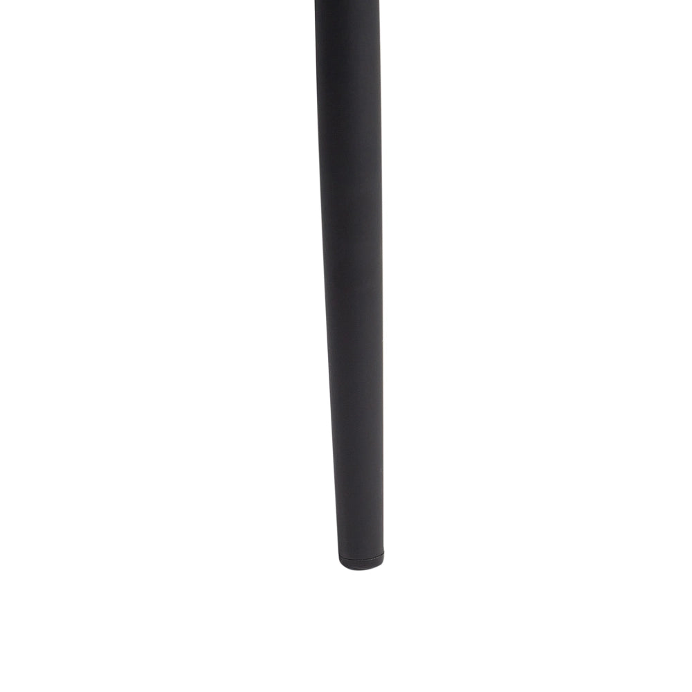 Set di 2 Sedie da Pranzo in Tessuto bianco e nero eleganti design moderno
