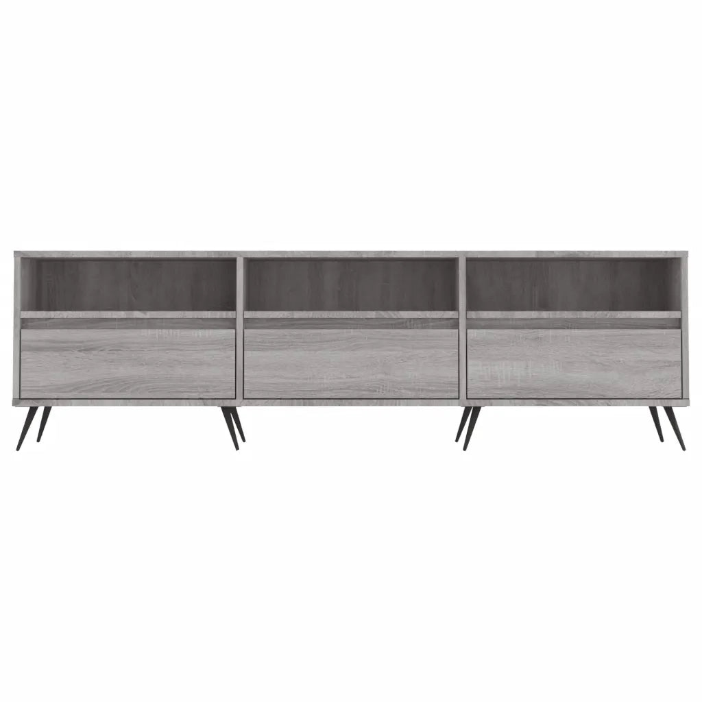 Mobile Porta TV Grigio Sonoma 150x30x44,5 cm Legno Multistrato 831258