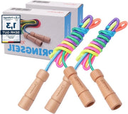Set di filo per bambini - colori arcobaleno - 220 cm regolabile con amplificatore centrale - inclusa guida d'uso e certificato.