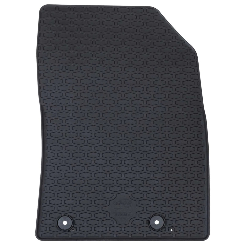 Tappetino per Auto 4 pz Nero Gomma CFW2204838