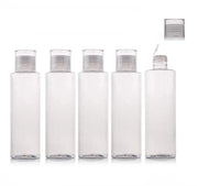 Set di 6 flaconcini da viaggio 150ml - Lekvrij - Autorizzato per la mano bagaglio - Impermeabile - Progettato per essere facile da usare - Ideale per prodotti cosmetici - Contenitori per viaggio
