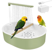 Vogeldouche Automatico - Vogeldrinkschaal - Vogelbad Bagnato - Vogelbad Esterno - Badkuip - Multifunzionale con Valvola di Circolazione