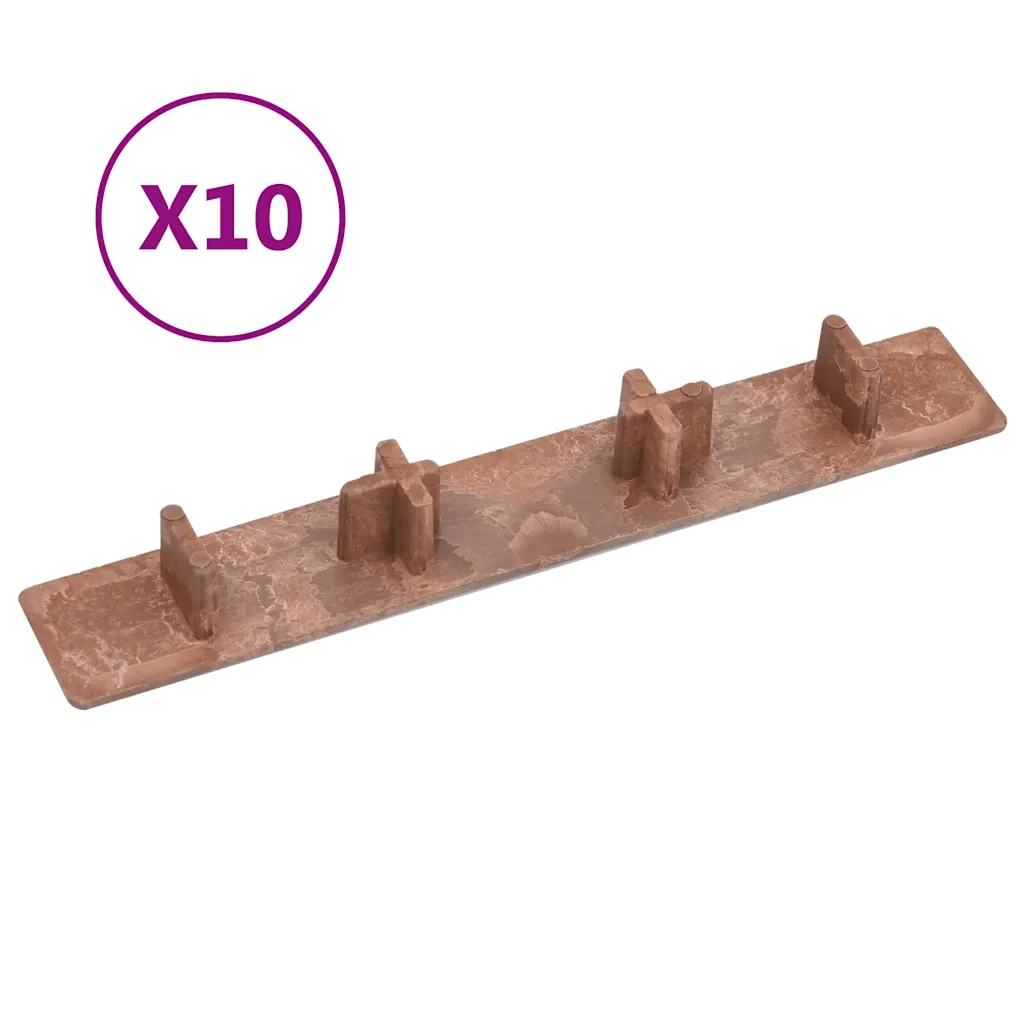 Tappi per Decking 10 pz in Plastica Marrone cod mxl 46260