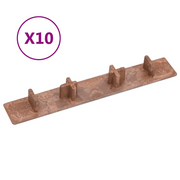 Tappi per Decking 10 pz in Plastica Marrone cod mxl 46260