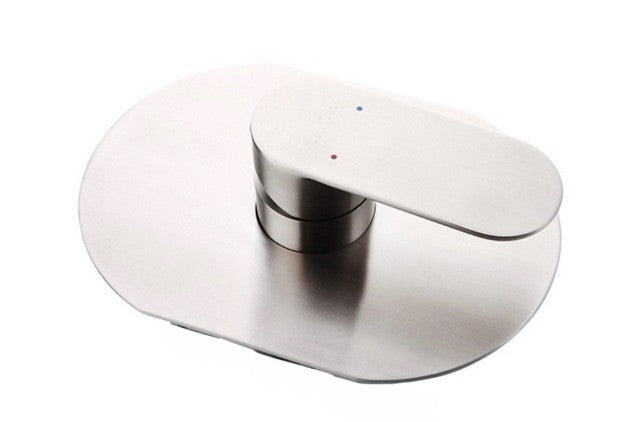 Miscelatore ad incasso, in acciaio inox, completo