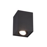 Faretto da soffitto BISCUIT nero GU10 Trio 613000132