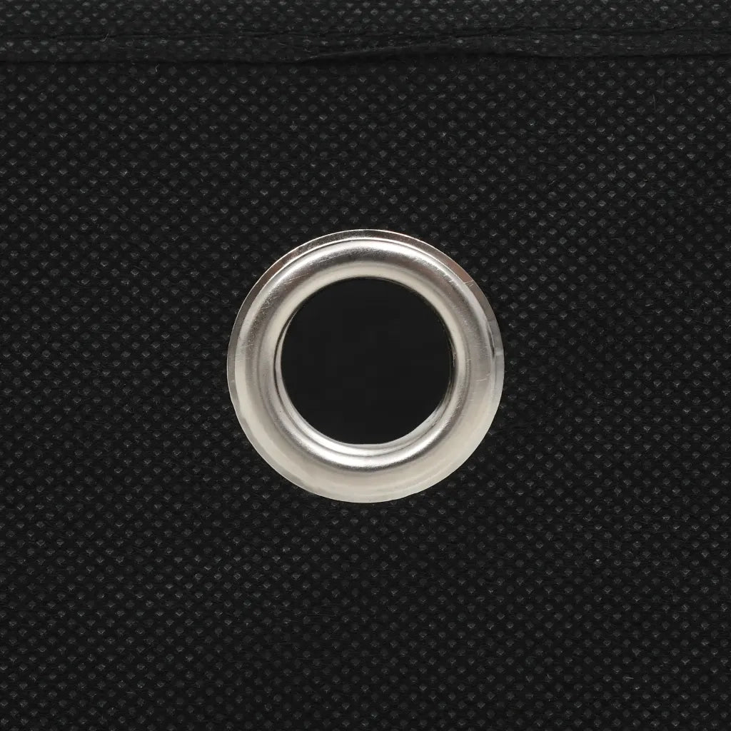Contenitori 4 pz in Tessuto non Tessuto 28x28x28 cm Nero 325187