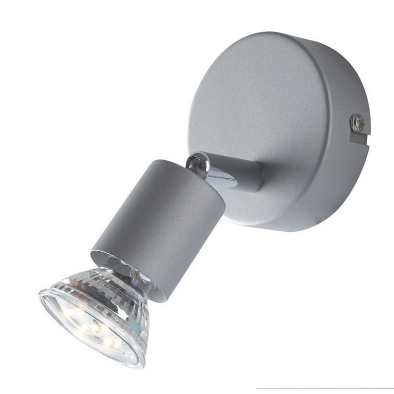 SPOT LED COOPER GU10 5W 11XH8,5CM 2700K SILVER