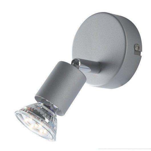 SPOT LED COOPER GU10 5W 11XH8,5CM 2700K SILVER