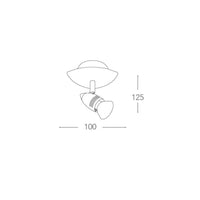 SPOT SUNNY NIKEL 1XGU10 50W INCLUSA