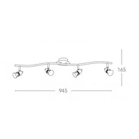 SPOT SUNNY NIKEL 4XGU10 50W INCLUSA