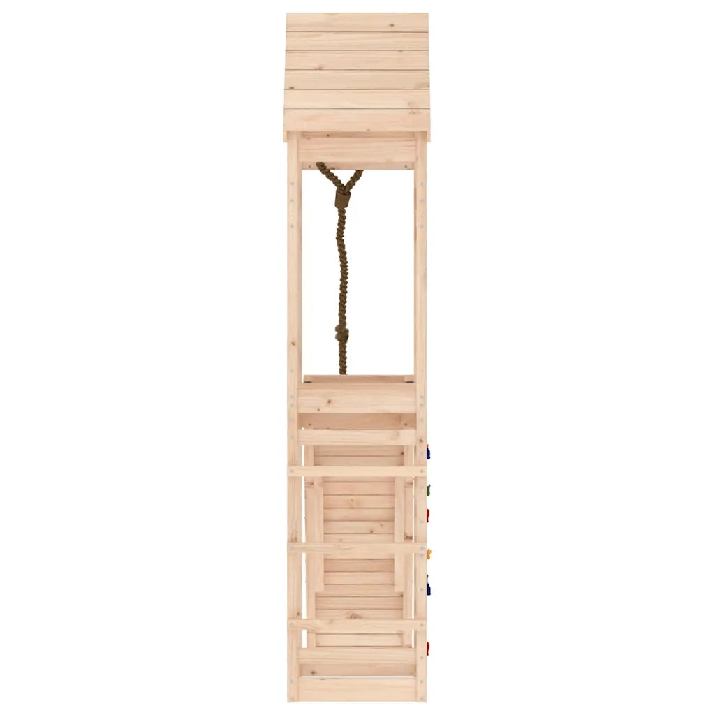 Casetta con Arrampicata in Legno Massello di Pino 3156919