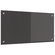 Schienale da cucina Grigio scuro 80 x 40 cm vetro temperato 42001241