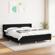 Giroletto a Molle con Materasso Nero 180x200 cm in Tessutocod mxl 98414