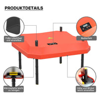 Fudajo Chioccia artificiale 35x35cm 50W Piastra termica per 50-30 pulcini, temperatura regolabile