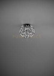 EUCLIDE   LAMPADA DA SOFFITTO D.35CM A LED 2700K 2945LM 44W COLORE NERO