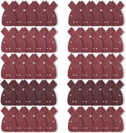 Kit di abrasivi | 50 pezzi + Cartucce per schiacciasassi Mouse | Copricoppe di ricambio | Grana 40/60/80/120/240 | Schiacciasassi manuale con motore Black e Decker Dettaglio