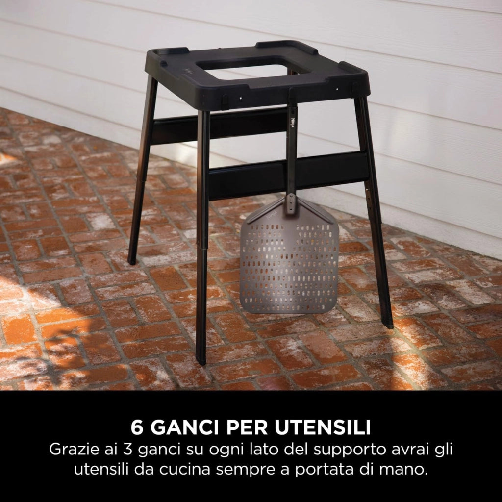 Ninja Tavola laterale e supporto regolabile Woodfire