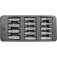 Topex 84-243 set di bussole lung nghe 1/2, 14 pezzi, 8-21 mm