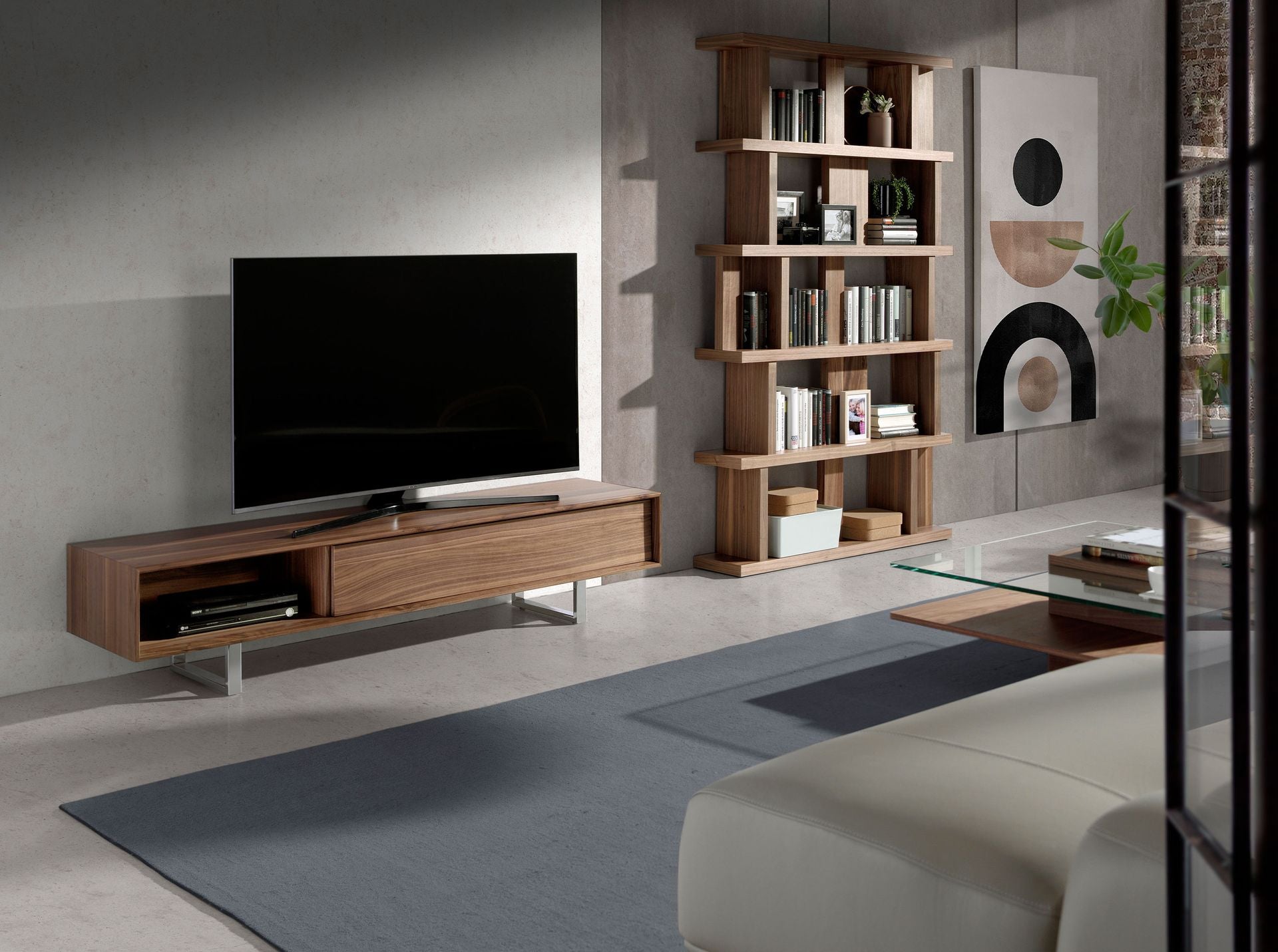 Ripiano in legno di noce