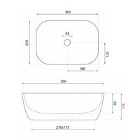 Lavabo Da Appoggio Rea Belinda Mini