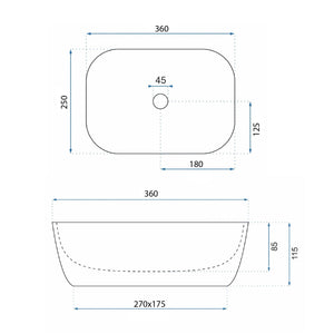 Lavabo Da Appoggio Rea Belinda Mini