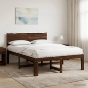 Letto matrimoniale con testiera ROSTOCK Marrone Scuro 3405443