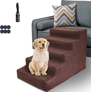 Trappola per cani per casa Trappola per piccoli animali per gatti e cani con rivestimento in piuma lavabile, scalini antiscivolo per cani