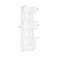 Ripiano in legno di noce