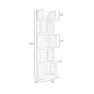 Ripiano in legno di noce