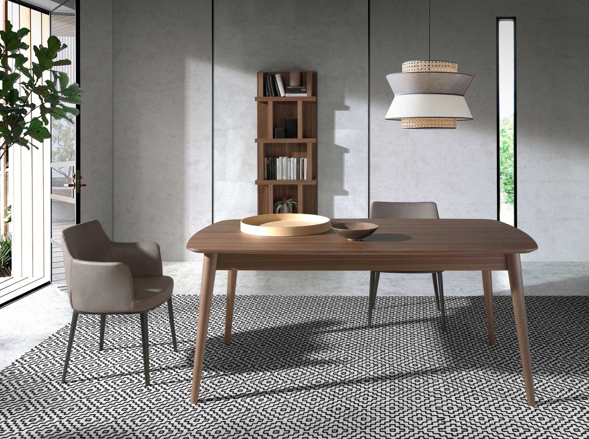 Ripiano in legno di noce