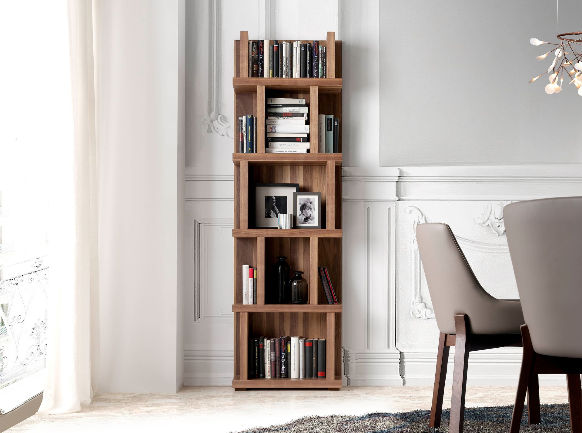 Ripiano in legno di noce