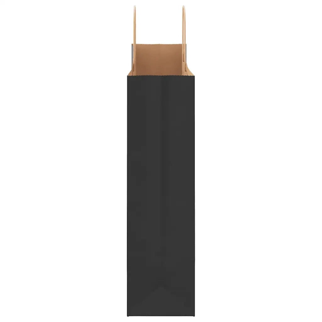 Sacchetti di Carta 250 pz con Manici Neri 32x12x42 cm 4101648